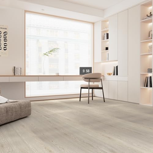 3D Peel and Stick Floor Tile Vinyl Flooring Roll Wood Plank Sticker 23"x - Image 2