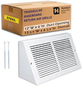 Fits 12x6 Duct Opening | Steel Triangular Baseboard Return Air Grille by Handua by Handua