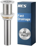 KES Faster Drainage Bathroom Sink Drain Without Overflow by KES