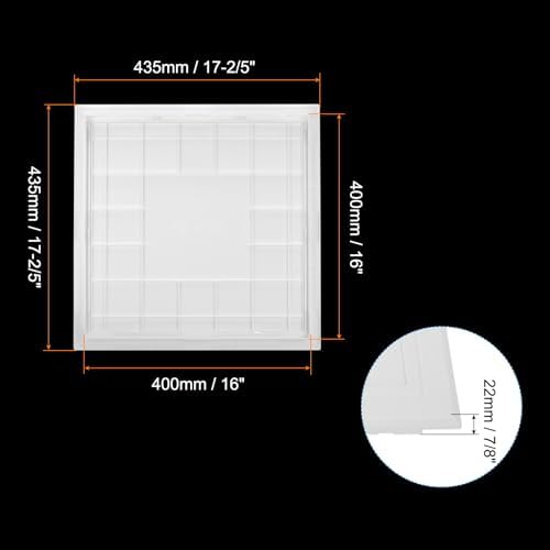 PATIKIL 16x16 inch Removable Hinged Access Panel, ABS Plumbing Access Doors - Image 2