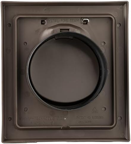 NO-PEST VENT Dual Door Dryer Vent Cover 4 Inch Outdoor, Made in USA, Highest - Image 3