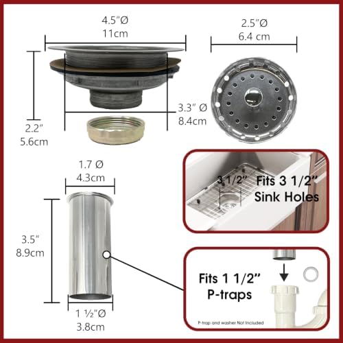Stainless Steel Kitchen Sink Assembly Kit - Image 2