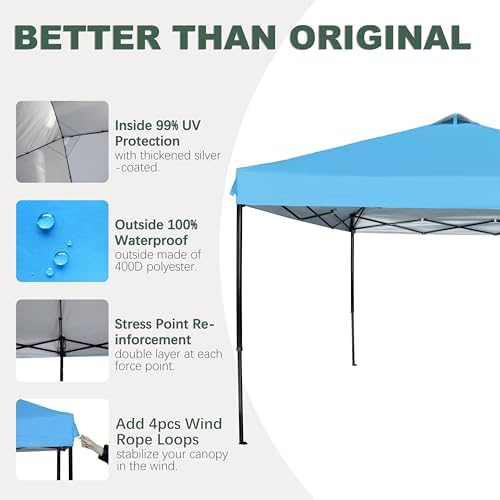 10x10 Canopy Replacement Top - Image 3