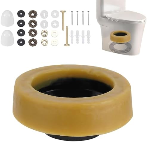 Universal extra Thick Toilet Wax Ring Replacement Kit, Wax Ring by Unknown