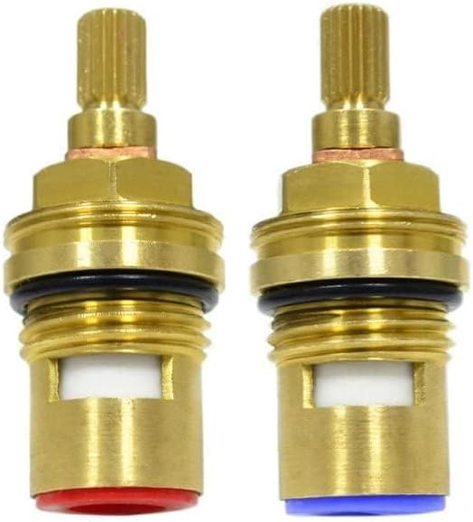 Huashan Replacement Brass Ceramic Disc Stem Cartridge Faucet Valve Quarter Turn - Image 2