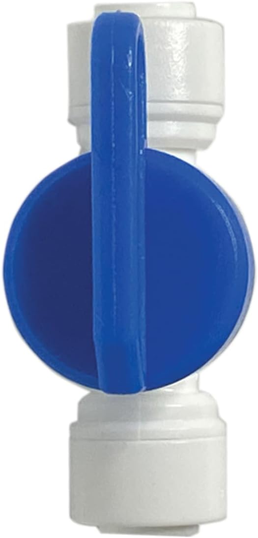 Speed Fit 1/4 or 3/8 Inch Shut Off Valve, Push to Connect Plastic Plumbing - Image 4