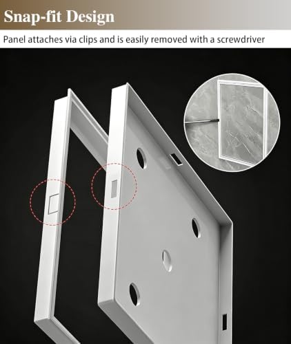 Aluminum Loft Plumbing Tile Hidden Access Panel - Image 4