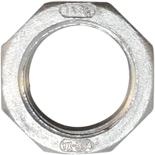 1" Male x 3/4" Female Thread Reducer Bushing Pipe Fitting, Stainless steel SS - Image 3