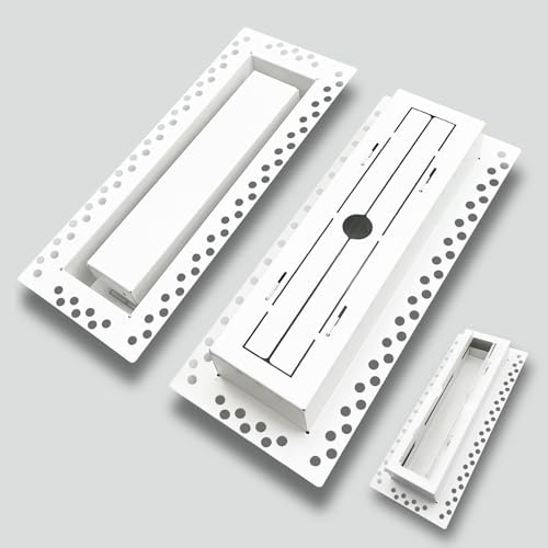 Flush Wall Vent Cover 3x10 Inch by DDPow