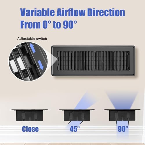 4x14 Floor Register, 6 Pack Vent Covers - Image 3
