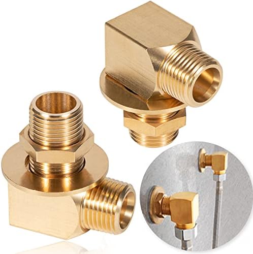 2PCS B-0230-K Brass Wall Mount Faucet Installation Kit by Sixcow