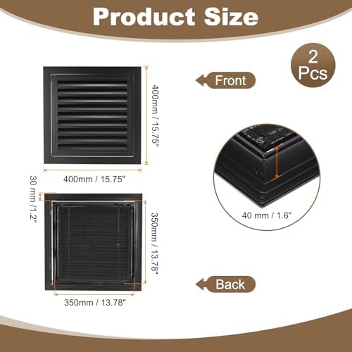 PATIKIL 14" x 14" Return Air Vent Cover - Image 2
