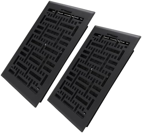 Howeall 6x10 Inches 2 Pack Heavy Duty Walkable Floor Register by Howeall