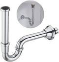 Brass P Trap U-Shape 1 1/4 Sink Drain Pipe by SEABEFORE
