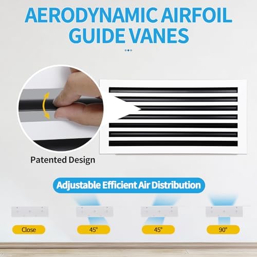 30x14 Modern AC Vent Cover, Decorative Air Vent Register Grille - Image 2