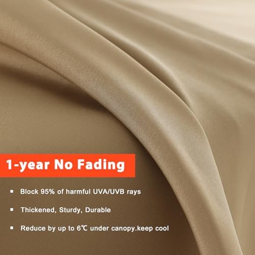 MASTERCANOPY Patio Umbrella 10 ft Replacement Canopy - Image 3