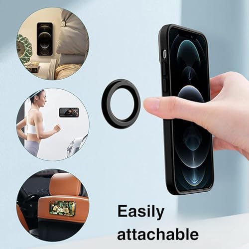 Magnetic Phone Wall Mount – Hands-Free Shower Mirror Holder & Car Sticker Stand - Image 6