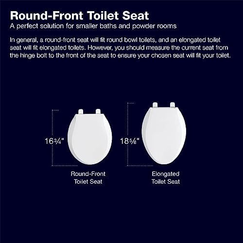KOHLER K-4639-47 Cachet Round, Grip-Tight Bumpers, Quiet-Close, Quick-Attach - Image 2