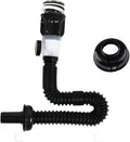 Bathroom Sink Drain Kit, P-Trap Sink Drain Pipe Tube, Flexible Expandable Sink by Cwouna
