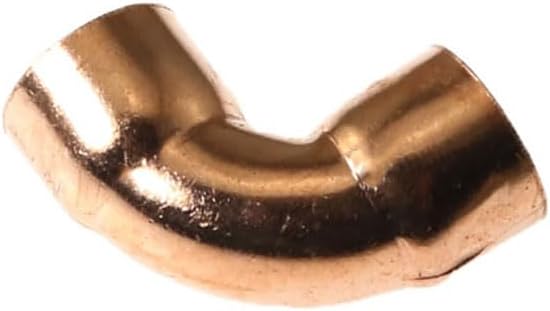 RLECS 8PCS 3/8inch ID 90 Degree Copper Elbow Short-Turn Copper Pipe Fitting - Image 4
