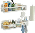 PUSDON 5-in-1 16.5" Extra Long Slim Wall Mount Wrapped Mesh Kitchen Organizer & by PUSDON