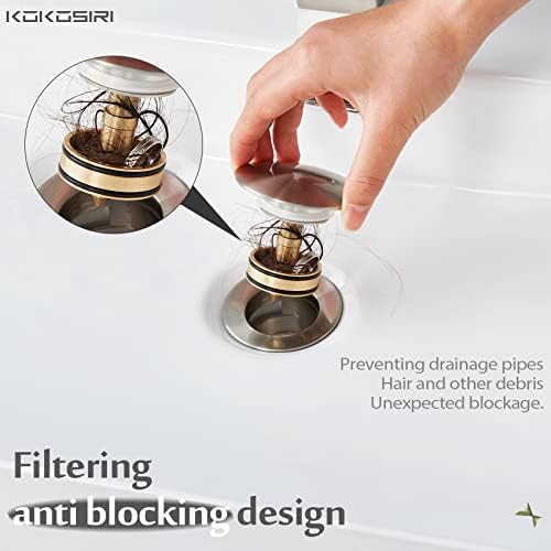 KOKOSIRI Pop Up Sink Drain - Image 5