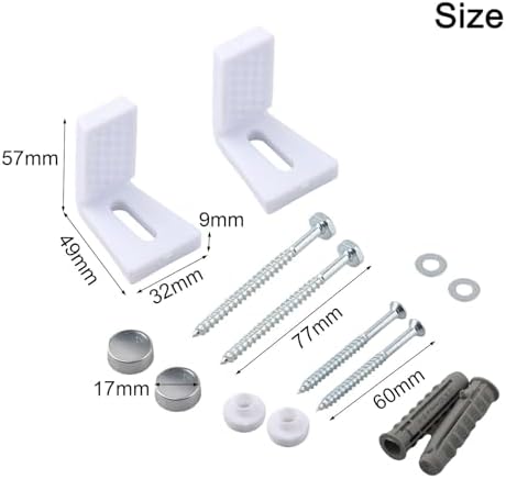 FABULETTA Toilet Anchor Bolts Set, Bidet Mounting Kit - Image 5