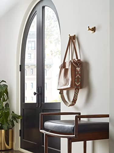 Amerock Stature Single Prong Champagne Bronze Wall-Mounted Hook - Image 2