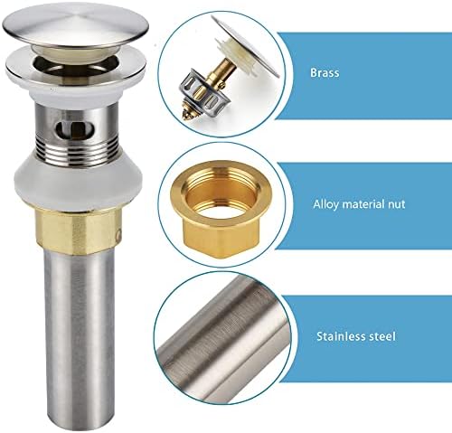Rockgoya Bathroom Sink Drain, 5 Pack Drain Stopper Bathroom Sink - Image 2