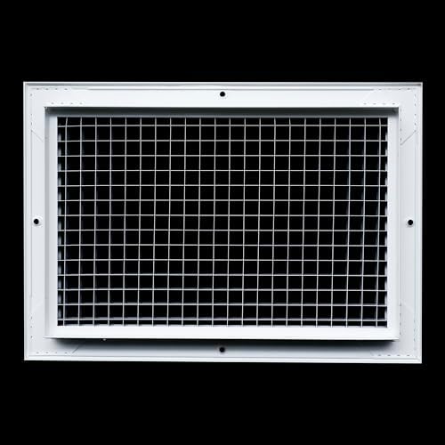 Fits 12x8 and 8x12 Duct Opening | Aluminum Eggcrate Return Air Grille | Low - Image 5