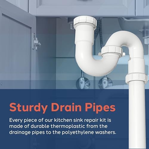 PlumbCraft 15-Piece Bathroom Sink Drain Repair Kit, Universal Fit - Image 5