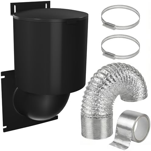 Dryer Vent Kit – 4 Inch Exterior Dryer Vent Cover by Raeflow