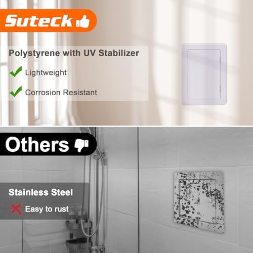 Suteck Plastic Access Panel for Drywall & Ceiling 4 x 6 Inch - Image 3