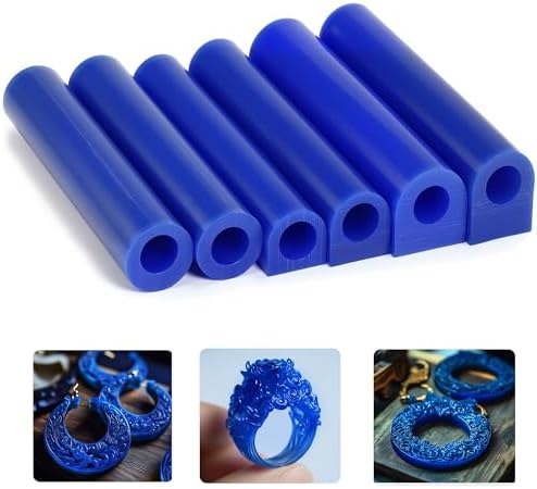 Yoption 6 Pcs Casting Wax, Carving Wax Ring Hole Tube - Image 2