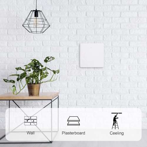 Self Adhesive Access Panel for Drywall 4in Wall Mounted Hole Cover Inspection - Image 3