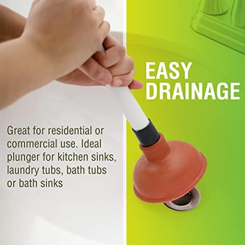 LDR 512 3110A Sink Drain Bathrooms, Showers Compact and Powerful Easy to Store - Image 3