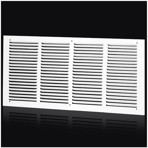 24x10 Return Air Grille for 24"W x 10"H Duct Opening, Return Air Vent Cover by EXCELFU