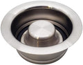 Westbrass D2089-20 4-1/4" Kitchen Sink Waste Disposal Drain Flange and Stopper by Westbrass