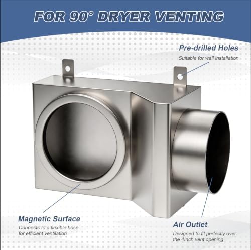 Magnetic Dryer Vent Connector Kit Self-Aligning DV90 - Image 5