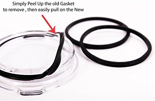 2 Pack Replacement Rubber Gasket Seal Ring 30 oz Tumbler Vacuum Stainless Steel - Image 2
