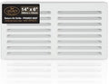 Return Air Grill 14x6 Duct Opening, Noise Free-high Airflow Vent Cover by LegacyWoodVents