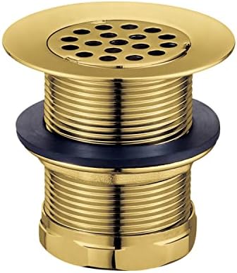 Kingston KBU1007 2" Brass Grid Bar/Utility Sink Drain, Brushed Brass by Kingston