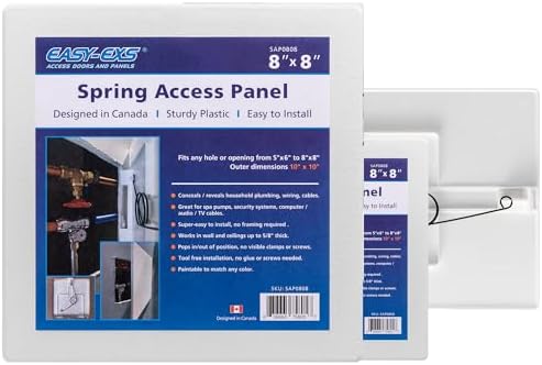 EASY-EXS Access Panels Spring-Fit 8"x8" Square by EASY-EXS