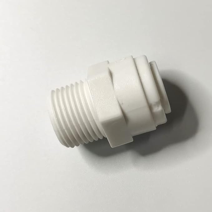 Malida Push to Connect 3/8 Male Connector 3/8 Ro Tube Fitting, 10 Pack | Food - Image 5