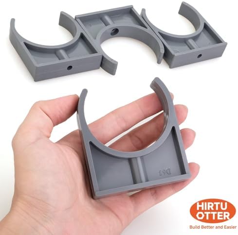 U-Shaped PVC Pipe Clamps Hanger White 63mm/2.48" - Image 6