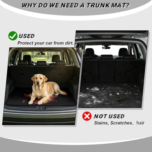 Fire Wolf Waterproof Car Trunk Mat 29"x39" - Image 4