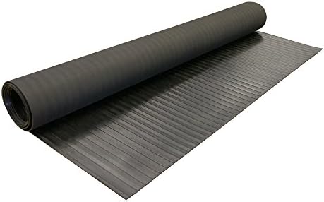 Rubber-Cal Wide-Rib Corrugated Rubber Floor Mat - Image 3