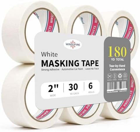 White Masking Tape, Colored Painters Tape by Winsufire