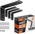 BATODA 10” Countertop Support Steel Brackets, Heavy Duty L Bracket by BATODA