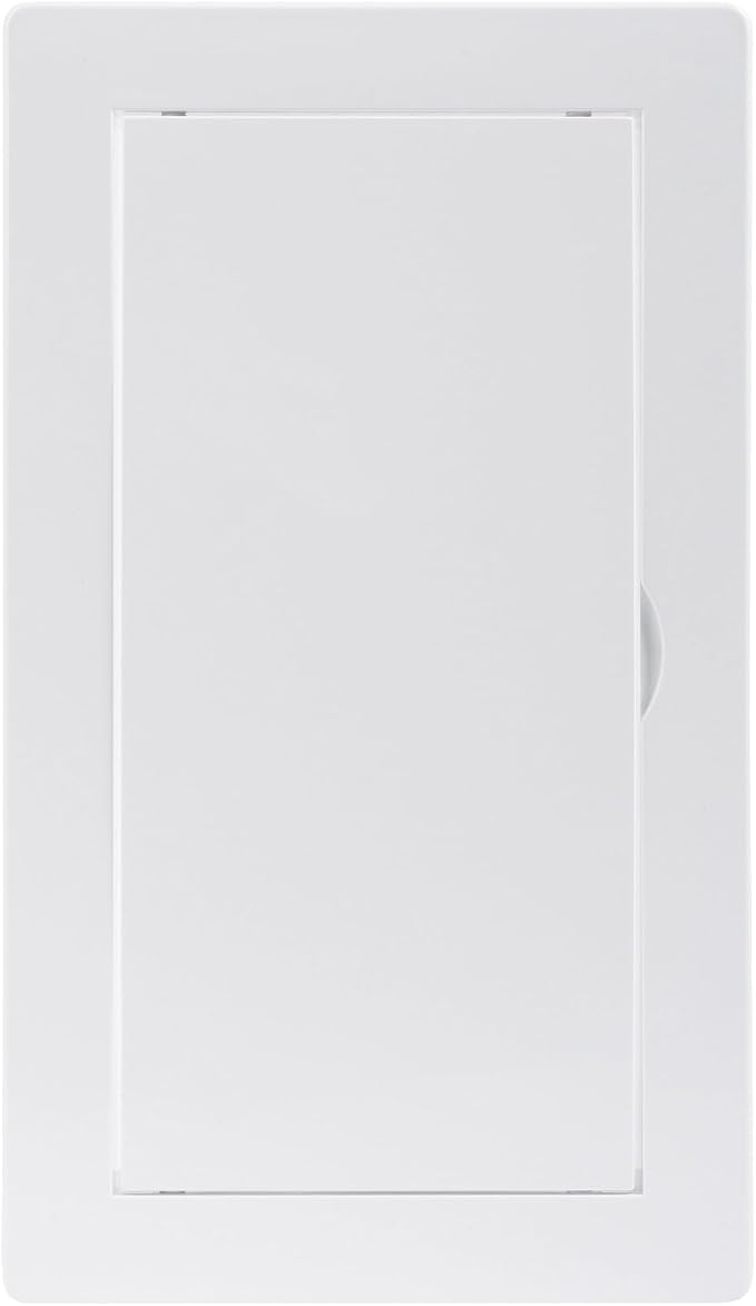 4x8 Inch White Access Panel for Drywall – ABS Plastic Square Wall, Ceiling by HVACOV
